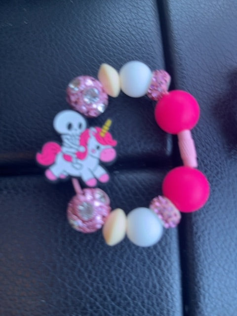 Pink Cup Charm Grace's bead Shop