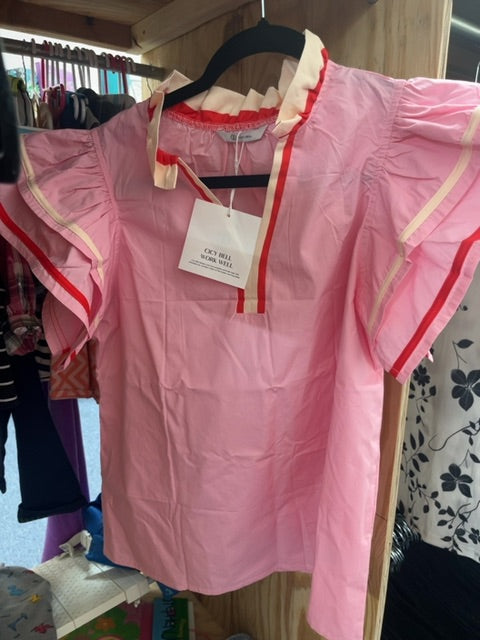Pink Cicy Bell shirt, Medium