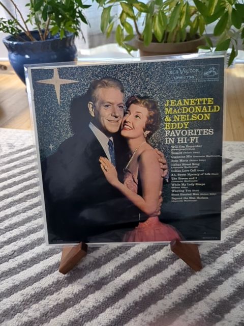 Vinyl Jeanette McDonald and Nelson Eddy favorites in hi-fi