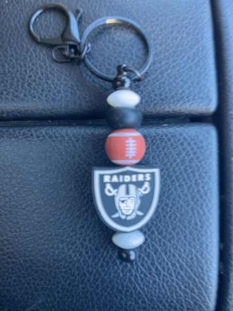Black Sport Keychain Grace's bead Shop