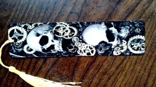 Bookmark SKULLS /GEARS