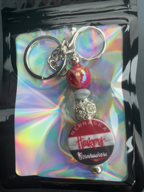 Silver Sport Keychain Grace's bead Shop