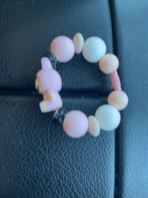 Pink Cup Charm Grace's bead Shop