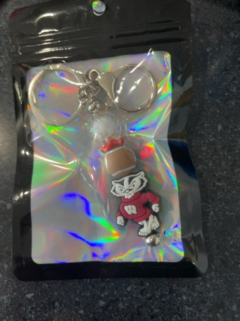 Silver Sport Keychain Grace's bead Shop