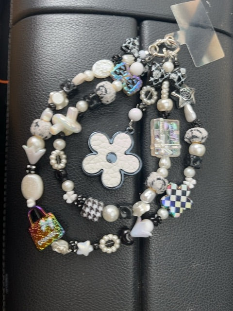 Silver Large phone charm Grace's bead Shop