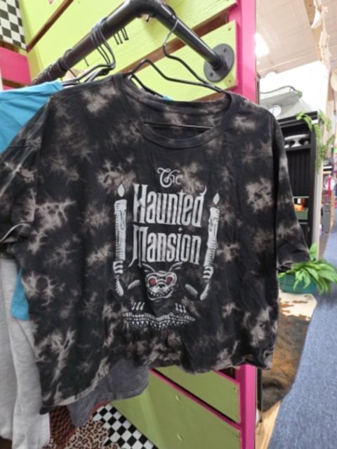 Black multi Haunted Mansion Tops, XL
