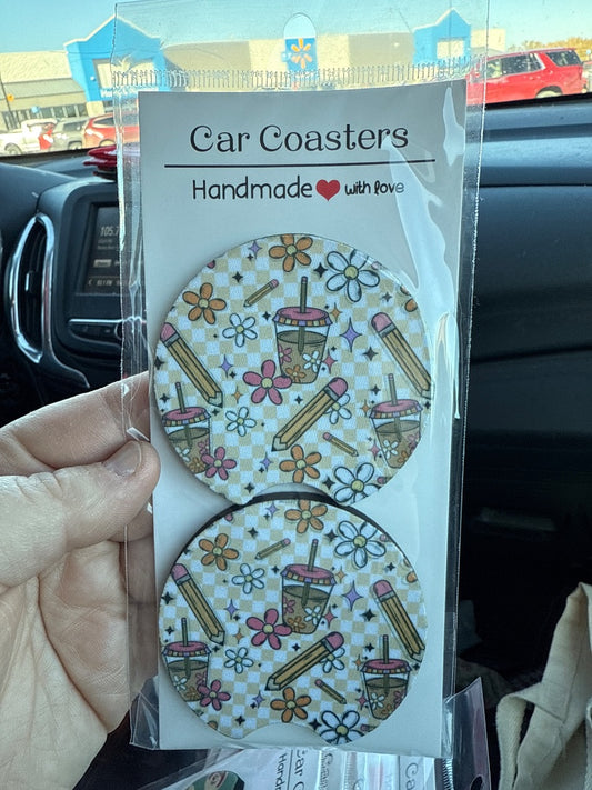 Pencils  Car Coasters, Car Coaster
