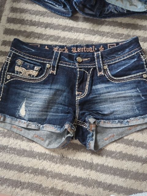 Y2k rock revival shorts, 26