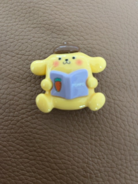 Yellow Acrylic Charm Magnets Grace's bead Shop