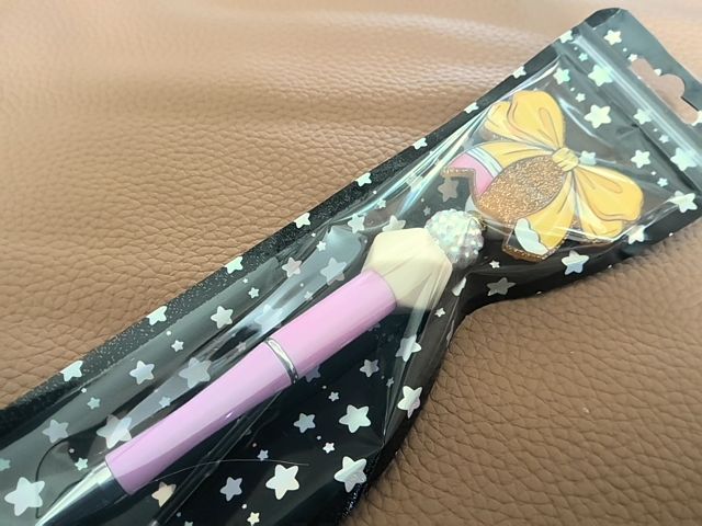 Pink Acrylic Pen Grace's bead Shop