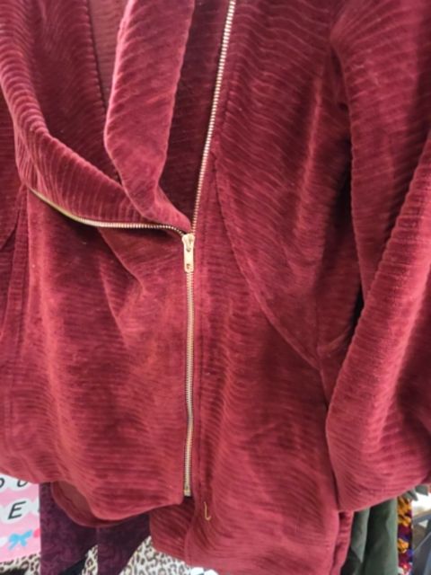 Melanie Martinez Jacket, L,Burgundy, Pixie’s Bizarre Bizaar