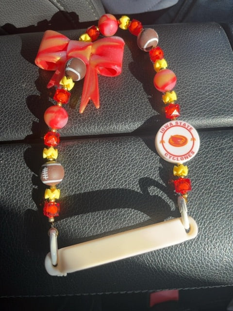 White Cup handle Grace's bead Shop