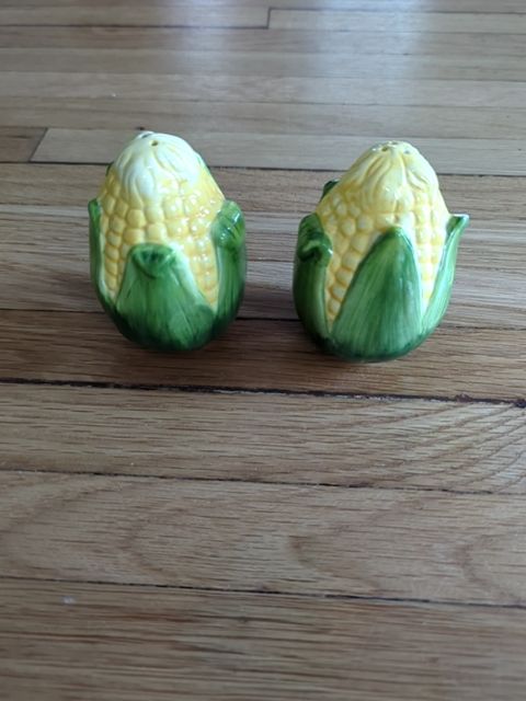 Corn, salt and pepper shakers