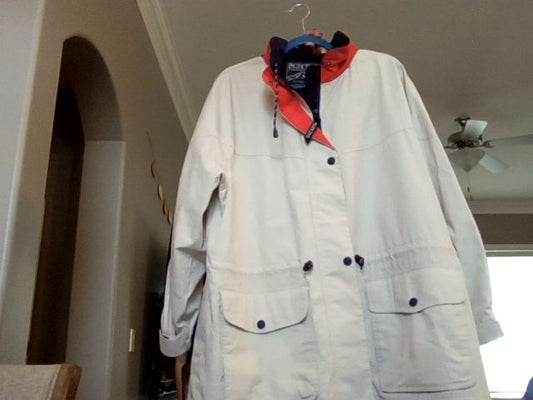 Tan/red/blue PacificTrail coat