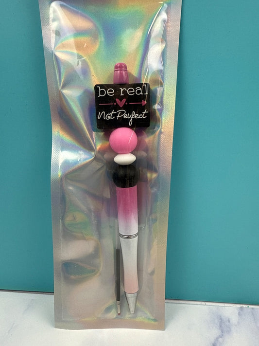 Be Real  Beaded Pen
