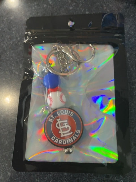 Silver Sport Keychain Grace's bead Shop