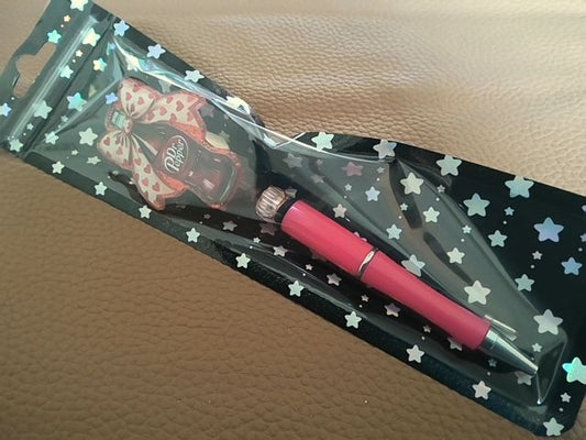 Pink Acrylic Pen Grace's bead Shop