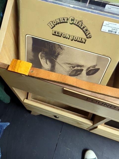 Wood and Leather belt