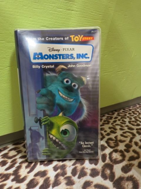 Monsters, Inc VHS,Blue, Pixie’s Bizarre Bizaar