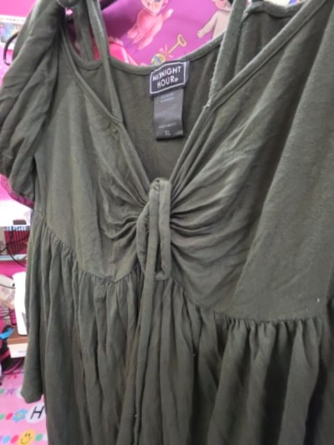 Midnight Hour Dress, XL,Green, Pixie’s Bizarre Bizaar