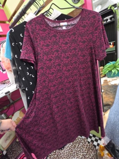 Maroon Lula Roe Dress, M