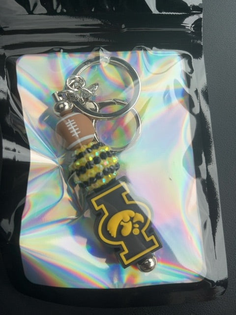 Silver Sport Keychain Grace's bead Shop