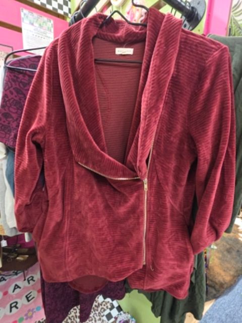 Melanie Martinez Jacket, L,Burgundy, Pixie’s Bizarre Bizaar