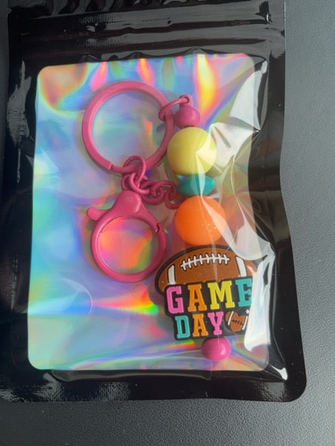 Hot Pink Sport Keychain Grace's bead Shop