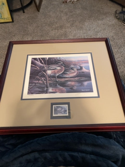 1997 South Dakota Waterfowl Restoration Stamp Print, 15” x 17”