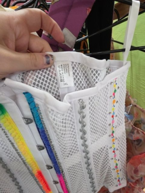 Upcycle/handmade Upcycled, 3xl,White multi, Pixie’s Bizarre Bizaar