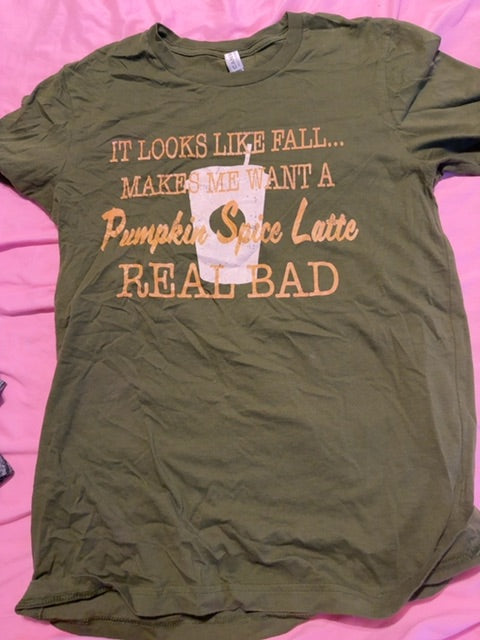 Olive green Bella t-shirt Women’s shirt, Medium