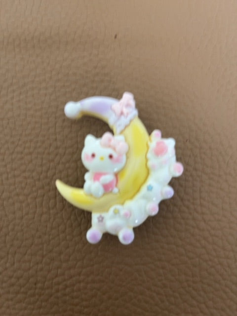 Yellow Acrylic Charm Magnets Grace's bead Shop