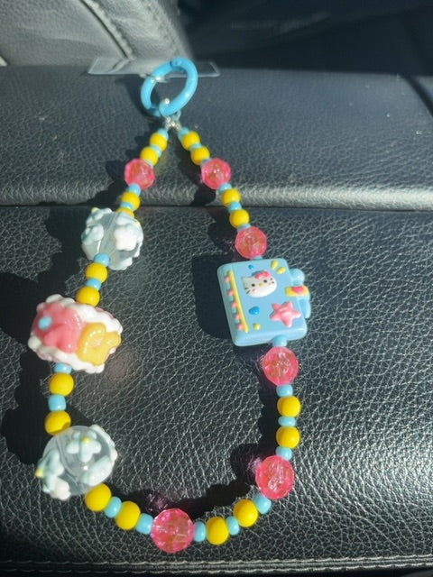 Blue Small charm Grace's bead Shop