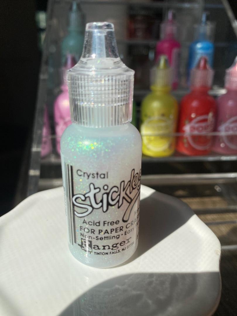 Crystal/ Sticklers / Ranger Ink Mixed Media Drops / Glue