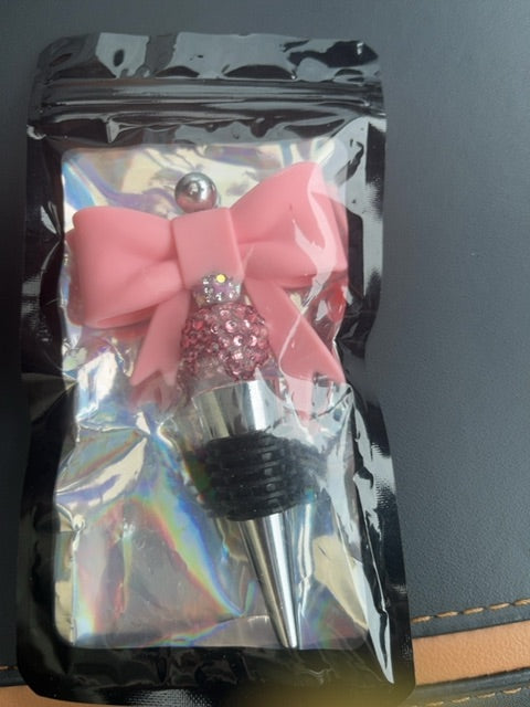 Silver Wine stopper Grace's bead Shop