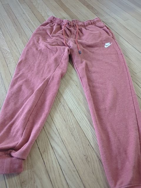 Modern Clothing Orange Nike sweatpants, S