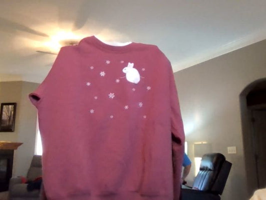 Wine Top Stitch sweatshirt, L