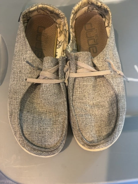 Grey HeyDudes Shoes, 8