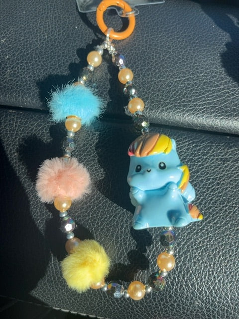 Orange Small charm Grace's bead Shop