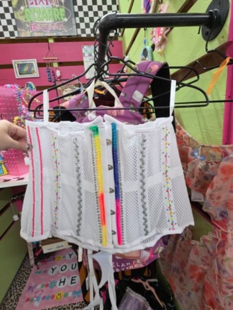 Upcycle/handmade Upcycled, 3xl,White multi, Pixie’s Bizarre Bizaar