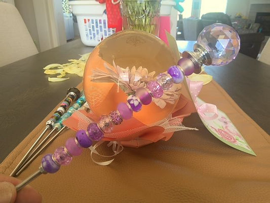 Purple Garden Stake Grace's bead Shop