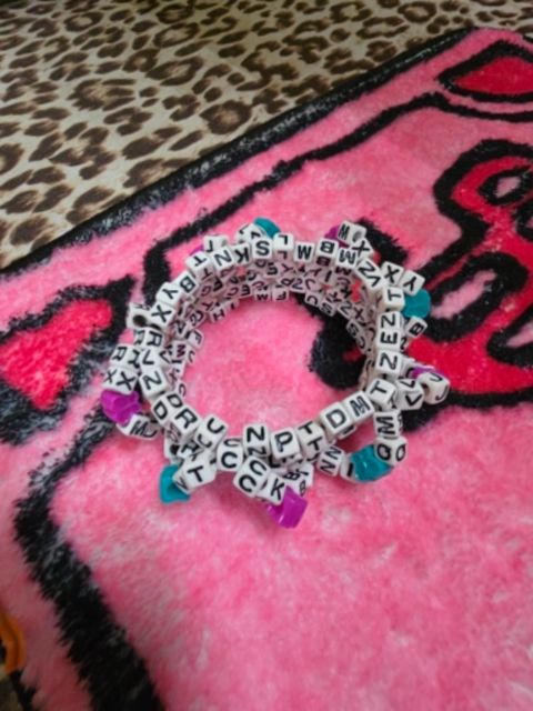 Handmade Kandi cuff, XL/plus,Multi, Pixie’s Bizarre Bizaar