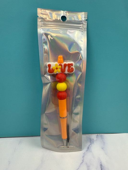 Love  Beaded Pen