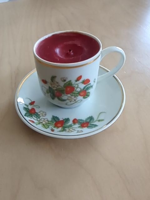 Tea Cup Candle