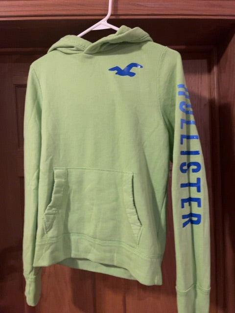 Lime Green Hollister Sweatshirt (Hoodie), Small