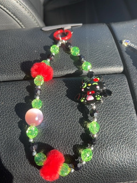 Red Small charm Grace's bead Shop