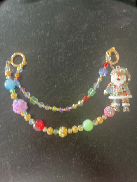 Multi Fancy bag charm Grace's bead Shop