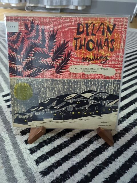 Vinyl Dylan Thomas reading a child's Christmas in Wales