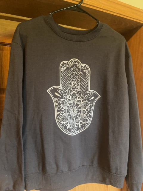 grey Miken Flow Crewneck, Medium