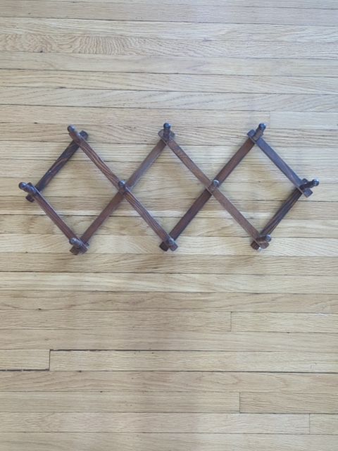 Vintage Small Accordion Rack